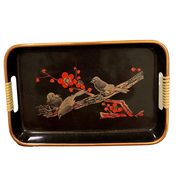 MCM Mid Century Serving Bar Trays VIntage Decor Mid Century Modern Japan - Picture 2 of 4